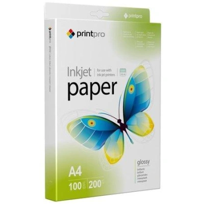 Colorway fotopapír Print Pro lesklý 200g/m2/ A4/ 100 listů, PGE200100A4