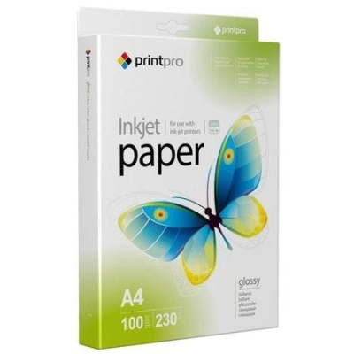 Colorway fotopapír Print Pro lesklý 230g/m2/ A4/ 100 listů, PGE230100A4