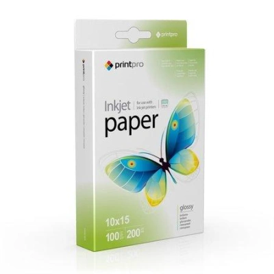 Colorway fotopapír Print Pro lesklý 200g/m2/ 10x15/ 100 listů, PGE2001004R