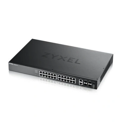 ZyXEL XGS2220-30, L3 Access Switch, 24x1G RJ45 2x10mG RJ45, 4x10G SFP+ Uplink, incl. 1 yr NebulaFlex Pro, XGS2220-30-EU0101F
