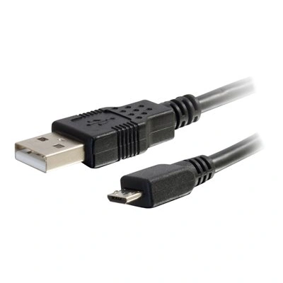 C2G 2m (6ft) USB Cable - USB A to USB Micro B - M/M - Kabel USB - USB (M) do Micro USB typ B (M) - 2 m - černá