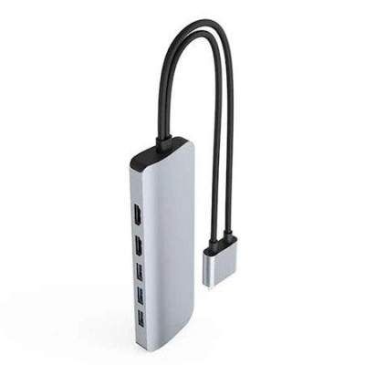 Hyper USB-C Hub HyperDrive Viper 10-in-2 - Silver, HY-HD392-SILVER
