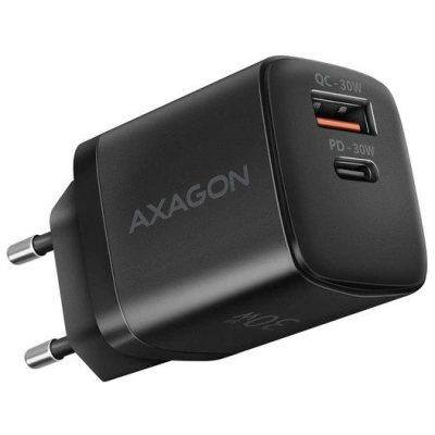 AXAGON nabíječka do sítě / ACU-PQ30 / 1x USB-C / 1x USB-A / PD3.0/QC4/PPS/AFC/Apple / 30W