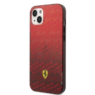 Ferrari Gradient Allover kryt iPhone 14 Plus červený