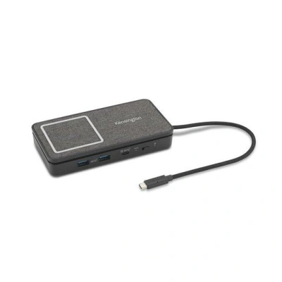 Kensington SD1700p USB-C Dual 4K Portable Docking Station with Qi Charging, K32800WW