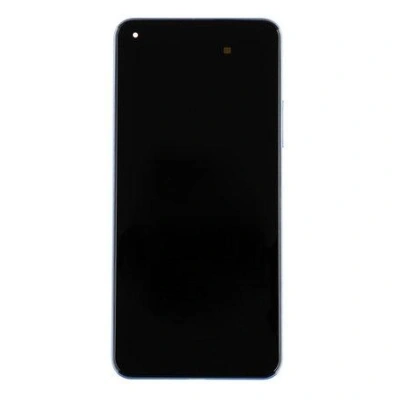 LCD Display + Dotyková Deska + Přední Kryt pro Xiaomi Mi 11 Lite 4G Blue (Service Pack)