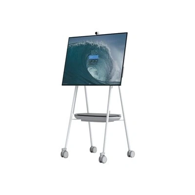 Steelcase - Vozík - pro interaktivní plochý panel - šedá, arktická bílá, cínová - pro Microsoft Surface Hub 2S 50", STPM1CART