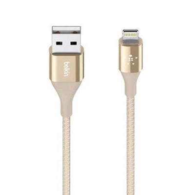 Belkin kábel Mimit DuraTek USB to Lightning 1.2m - Gold