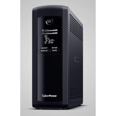 CyberPower Value Pro serie GreenPower UPS 1200VA/720W, schuko zásuvky, VP1200ELCD-DE
