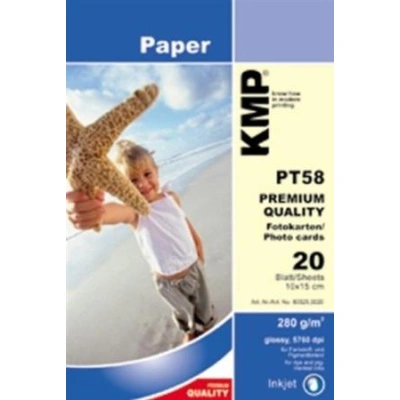 KMP PT58 fotopapír, 804583