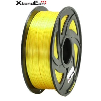 XtendLAN PLA filament 1,75mm lesklý žlutý 1kg, 3DF-PLA1.75-SYL 1kg