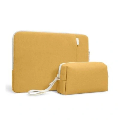 Tomtoc puzdro Lady Sleeve with Pouch pre Macbook Pro/Air 13" - Cheese Yellow, A23-C02Y01