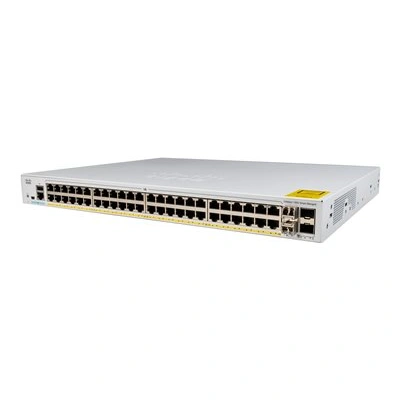 Cisco Catalyst 1000-48FP-4X-L - Přepínač - řízený - 48 x 10/100/1000 (PoE+) + 4 x 10 Gigabit SFP+ (uplink) - Lze montovat do rozvaděče - PoE+ (740 W), C1000-48FP-4X-L
