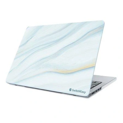 SwitchEasy Hardshell Marble Case pre MacBook Pro 14" 2021 - Cloudy White, GS-105-232-296-224