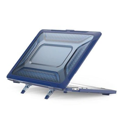 Devia kryt Super Scratch-Proof Hard Jacket pre Macbook Pro 14" 2021 - Sapphire Blue, 6938595366659