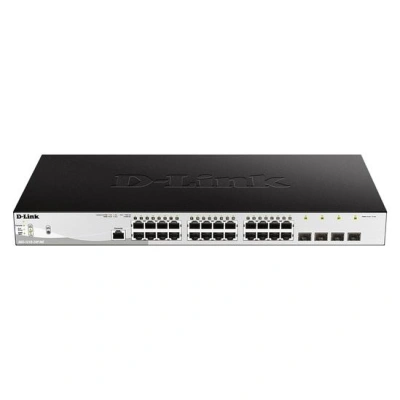 D-Link DGS-1210-28P/ME/E 24-Port 10/100/1000BASE-T PoE + 4-Port 1 Gbps SFP Metro Ethernet, DGS-1210-28P/ME/E