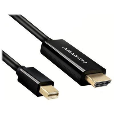 AXAGON adaptér z Mini DisplayPort na HDMI 1.4 / RVDM-HI14C2 / 4k/30Hz / 1,8m, RVDM-HI14C2