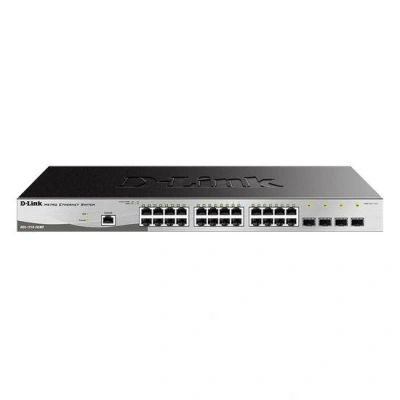 D-Link DGS-1210-28 / ME 24-Port 10/100/1000BASE-T + 4-Port 1 Gbps SFP Metro Ethernet Managed Switch, DGS-1210-28/ME/E