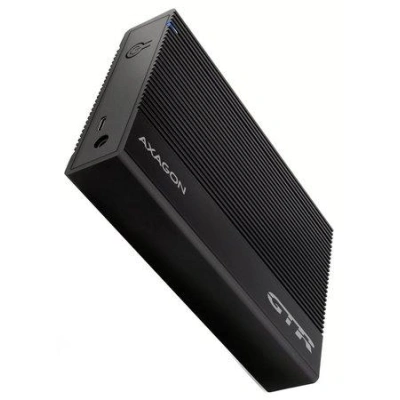 AXAGON EE35-GTR, USB-C 5Gbps - SATA 6G 3.5" RIBBED box, černý, EE35-GTR