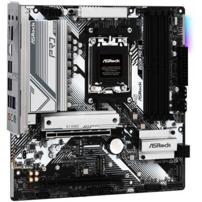 ASRock B650M Pro RS / AMD B650 / AM5 / 4x DDR5 DIMM / 3x M.2 / HDMI / DP / USB-C / mATX, B650M PRO RS