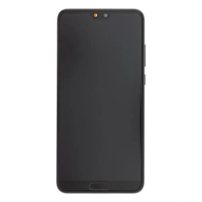 Huawei P20 LCD Display + Dotyková Deska + Přední Kryt Black