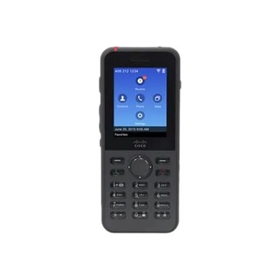 Cisco Unified Wireless IP Phone 8821 - Bezdrátový telefon - s rozhraní Bluetooth - IEEE 802.11a/b/g/n/ac (Wi-Fi) - SIP - 6 linek
