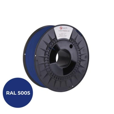C-TECH tisková struna PREMIUM LINE ( filament ) , ABS, signální modrá, RAL5005, 1,75mm, 1kg, 3DF-P-ABS1.75-5005