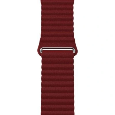 Next One Leather Loop řemínek Apple Watch 42/44/45mm červený