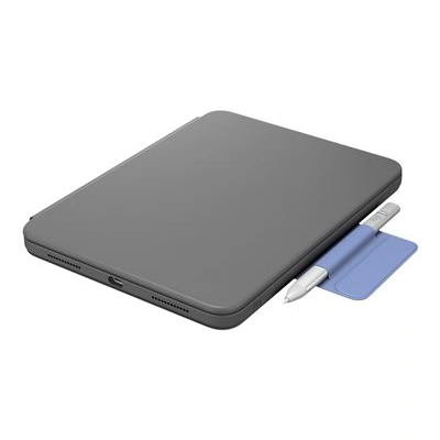 Logitech Rugged Folio - Klávesnice a pouzdro - Apple Smart connector - QWERTY - italská - grafit - pro Apple 10.2-inch iPad Wi-Fi; 10.9-inch iPad Wi-Fi, 920-011204