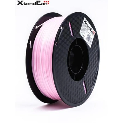 XtendLAN PLA filament 1,75mm svítící červený 1kg, 3DF-LPLA1.75-RD 1kg