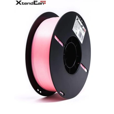 XtendLAN PLA filament 1,75mm svítící růžový 1kg, 3DF-LPLA1.75-PK 1kg