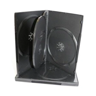 COVER IT box na 4ks DVD médií/ 18mm/ černý, 27011