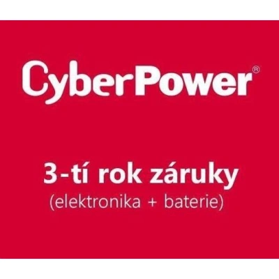 CyberPower 3-tí rok záruky pro OLS6000ERTXL3U, EXW3Y0160
