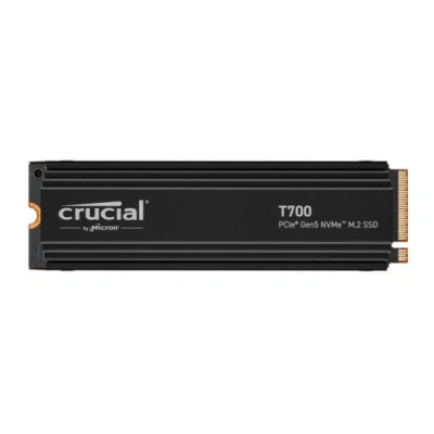 Crucial T700/heatsink/2TB/SSD/M.2 NVMe/Černá/5R, CT4000T700SSD5