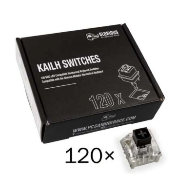 Glorious Kailh Box Black Switches (120 Ks), KAI-BLACK