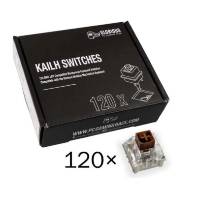 Glorious Kailh Box Brown Switches (120 Ks), KAI-BROWN