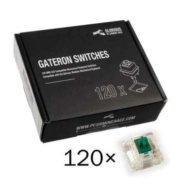 Glorious Gateron Green Switches (120 Ks), GAT-GREEN