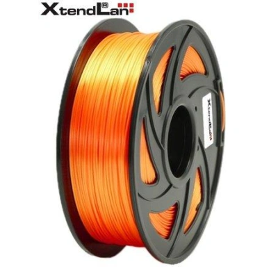 XtendLAN PLA filament 1,75mm lesklý oranžový 1kg, 3DF-PLA1.75-SOR 1kg