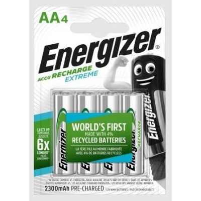 Energizer Nabíjecí baterie - AA / HR6 - 2300 mAh EXTREME, 4 ks, EHR001