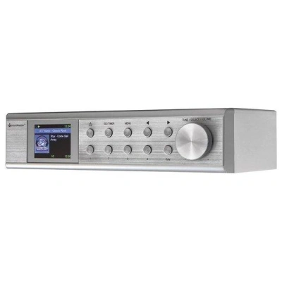 Soundmaster ICD1500SI kuchyňské rádio DAB+/ FM/ BT/ 2"LCD/ Wi-Fi/ Stříbrné