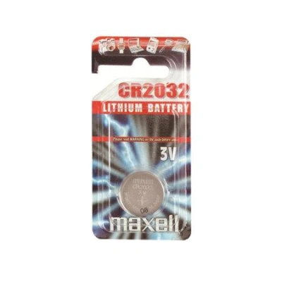 MAXELL lithiová baterie CR2032, blistr 1 ks - k základním deskám, ovladačům, vahám, apod., CR 2032