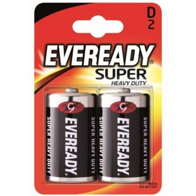 Energizer Eveready Super (blistr) - Velký monočlánek D, EVB004