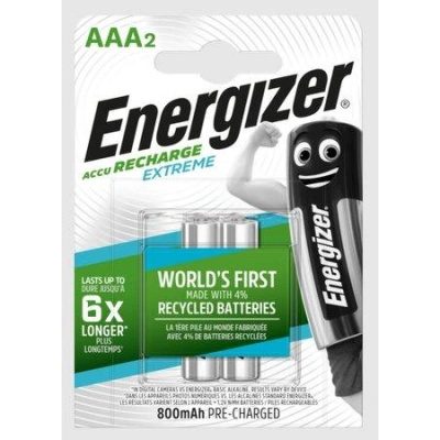 Energizer Nabíjecí baterie - AAA / HR03 - 800 mAh EXTREME DUO, EHR006