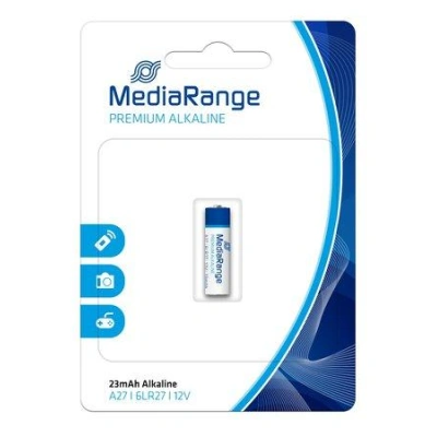 MediaRange Premium alkalická baterie A27, 6LR27, 12V, MRBAT115