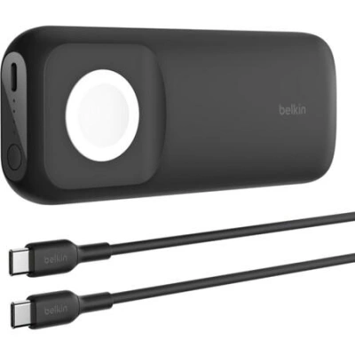 Belkin Bezdrátové nabíjení pro Apple Watch + USB-C PowerBanka, 10000mAh, černá