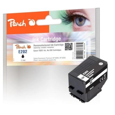 PEACH kompatibilní cartridge Epson No 202, T02E1, black, 7,1 ml, 320388