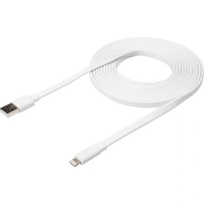 xtorm CF040 - Kabel Lightning - USB s piny (male) do Lightning s piny (male) - 3 m - bílá - plochý - pro Apple iPad/iPhone/iPod (Lightning)
