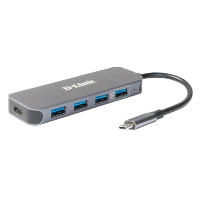 D-Link USB-C to 4-Port USB 3.0 Hub with Power Delivery (DUB-2340), DUB-2340