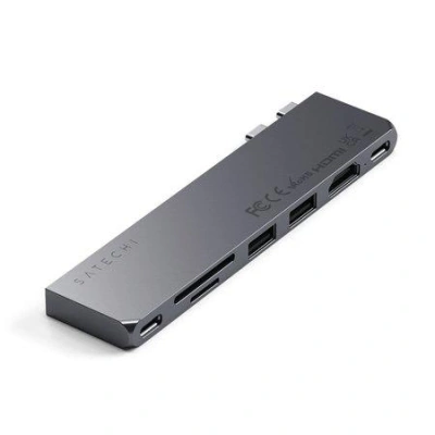 Satechi USB-C Pro Hub Slim - Space Gray, ST-HUCPHSM