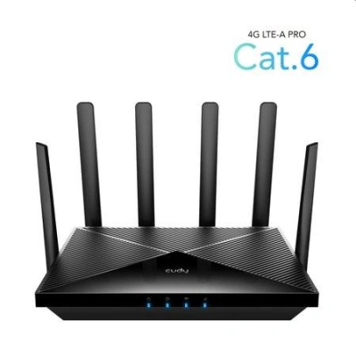 Cudy AC1200 Wi-Fi 4G LTE Cat 6 Router, detach.ant, LT700_EU